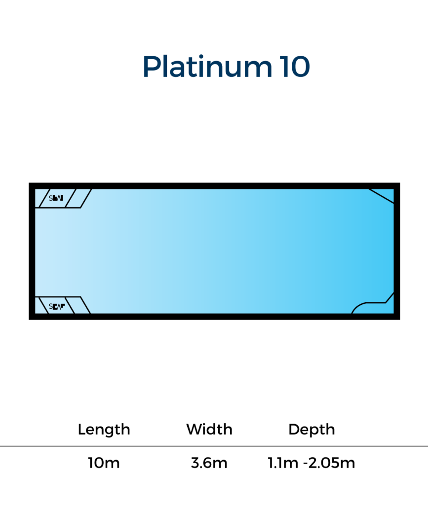 Pool Sizes - Century Pools North Queensland